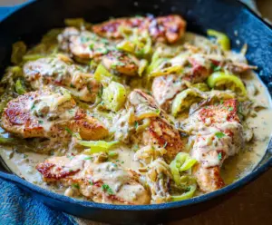 Creamy Pepperoncini Chicken Skillet