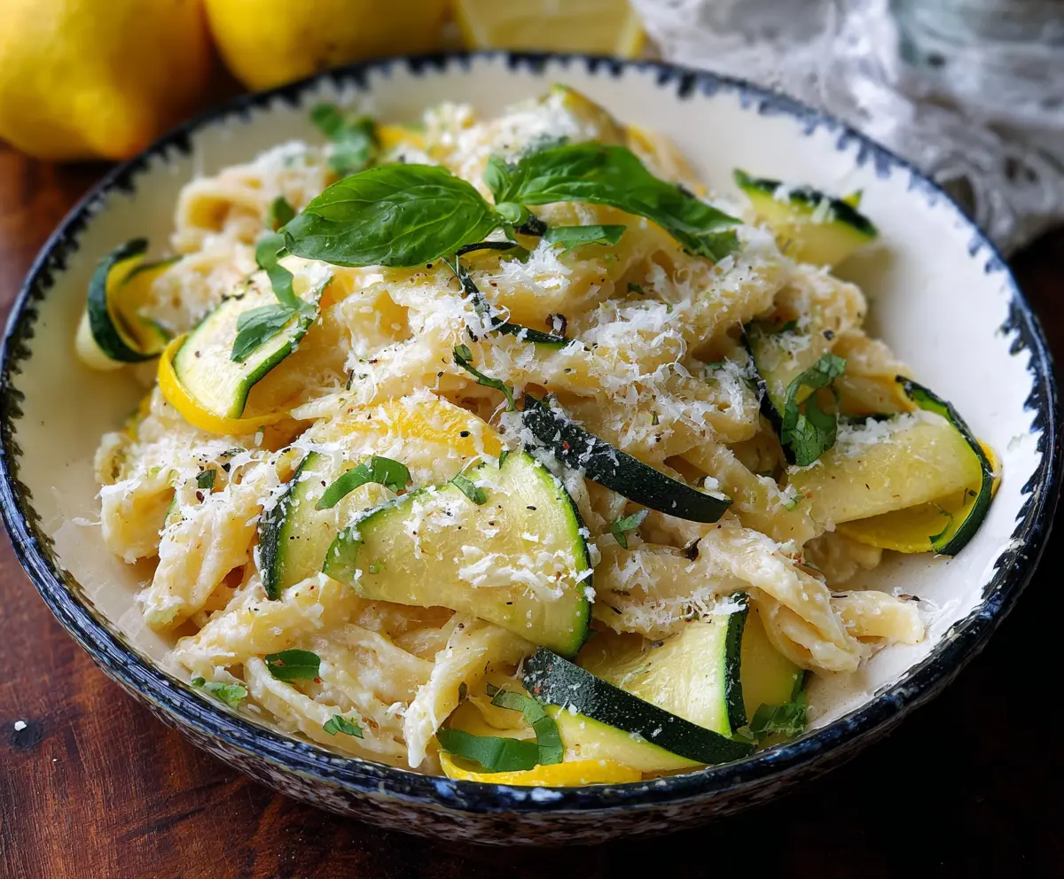 Easy Lemon Ricotta Pasta with Zucchini