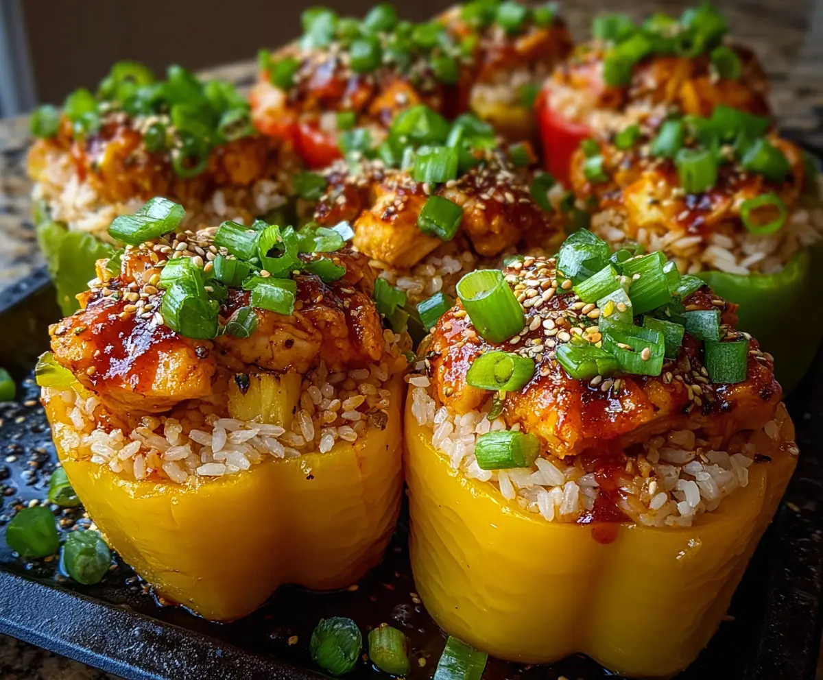 Easy Teriyaki Pineapple Chicken Peppers